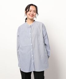 Lugnoncure | クレイジーパターンストライプシャツ(シャツ/ブラウス)