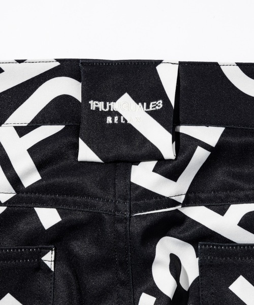 店舗限定特典つき 1piu1uguale3 Relax ウノピゥウノウグァーレトレ スーパーストレッチ総柄ロゴスラックス スラックス 1piu1uguale3 Relax ウノピゥウノウグァーレトレ リラックス のファッション 売れ筋値下げ Terrypaton Com