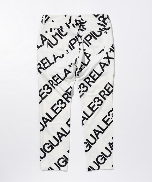 店舗限定特典つき 1piu1uguale3 Relax ウノピゥウノウグァーレトレ スーパーストレッチ総柄ロゴスラックス スラックス 1piu1uguale3 Relax ウノピゥウノウグァーレトレ リラックス のファッション 売れ筋値下げ Terrypaton Com