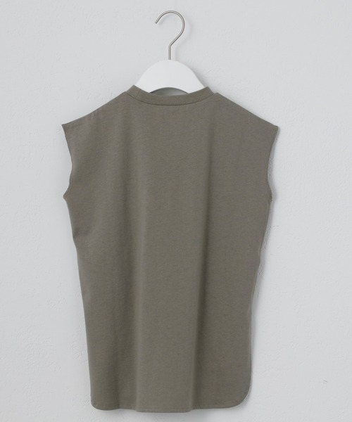 CIAOPANIC TYPY（チャオパニックティピー）の「▽【KIDS】USAノースリヘムラインTee（Tシャツ/カットソー・キッズ・サックスブルー/チャコールグレー/ホワイト/カーキ・XX-LARGE/SMALL/MEDIUM/LARGE/X-LARGE）」の14枚目の写真