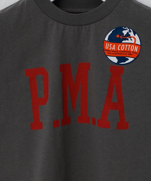 CIAOPANIC TYPY（チャオパニックティピー）の「▽【KIDS】USAノースリヘムラインTee（Tシャツ/カットソー・キッズ・サックスブルー/チャコールグレー/ホワイト/カーキ・XX-LARGE/SMALL/MEDIUM/LARGE/X-LARGE）」の18枚目の写真