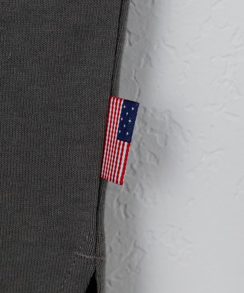 CIAOPANIC TYPY（チャオパニックティピー）の「▽【KIDS】USAノースリヘムラインTee（Tシャツ/カットソー・キッズ・サックスブルー/チャコールグレー/ホワイト/カーキ・XX-LARGE/SMALL/MEDIUM/LARGE/X-LARGE）」の21枚目の写真