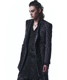 kiryuyrik ロングテーラードジャケット kiryuyrik - High Tension Jersey Long Jacket(裏地黒無地サテン