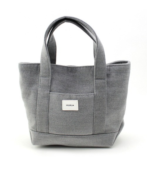 MURUA(ムルーア)の「MURUA (ムルーア) トートバッグ WOOLシリーズ MR-B881(トートバッグ・レディース・ブラック/グレー/グリーン/ワイン・FREE)」の1枚目の写真