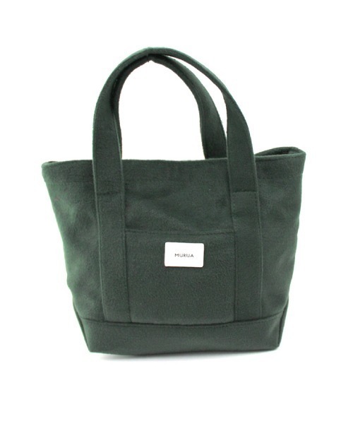 MURUA(ムルーア)の「MURUA (ムルーア) トートバッグ WOOLシリーズ MR-B881(トートバッグ・レディース・ブラック/グレー/グリーン/ワイン・FREE)」の2枚目の写真