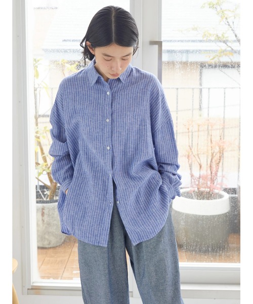 AMERICAN HOLIC（アメリカンホリック）の「リネンブレンドシャツ