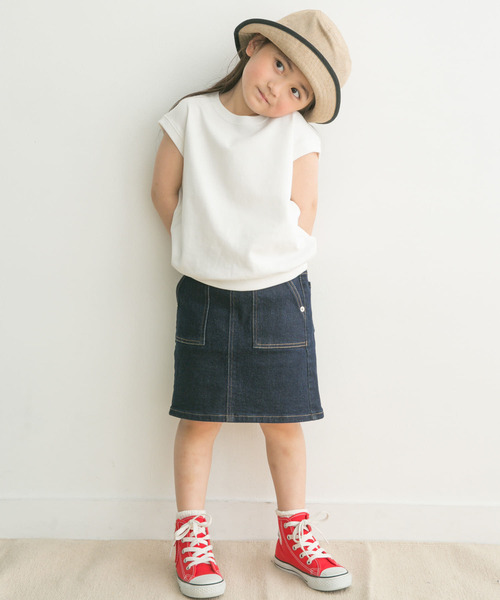 FORK&SPOON（フォークアンドスプーン）の「『親子リンク』FORK&SPOON　ヘビーウェイトノースリーブTシャツ(KIDS)（Tシャツ/カットソー・キッズ・オフホワイト/ブラウン系その他/ブルー系その他・120/105/135）」の19枚目の写真