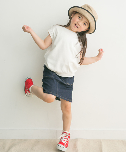 FORK&SPOON（フォークアンドスプーン）の「『親子リンク』FORK&SPOON　ヘビーウェイトノースリーブTシャツ(KIDS)（Tシャツ/カットソー・キッズ・オフホワイト/ブラウン系その他/ブルー系その他・120/105/135）」の20枚目の写真