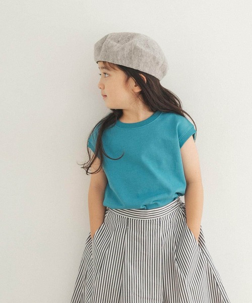 FORK&SPOON（フォークアンドスプーン）の「『親子リンク』FORK&SPOON　ヘビーウェイトノースリーブTシャツ(KIDS)（Tシャツ/カットソー・キッズ・オフホワイト/ブラウン系その他/ブルー系その他・120/105/135）」の9枚目の写真