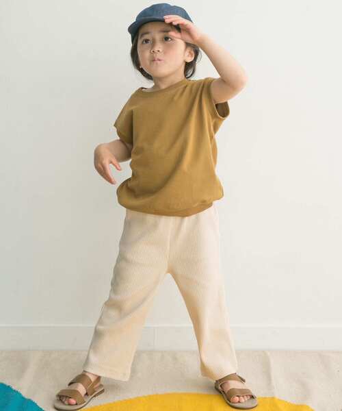 FORK&SPOON（フォークアンドスプーン）の「『親子リンク』FORK&SPOON　ヘビーウェイトノースリーブTシャツ(KIDS)（Tシャツ/カットソー・キッズ・オフホワイト/ブラウン系その他/ブルー系その他・120/105/135）」の12枚目の写真