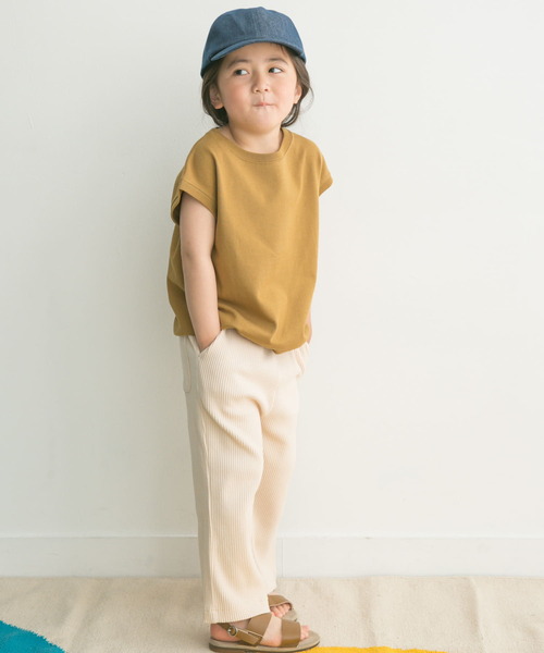 FORK&SPOON（フォークアンドスプーン）の「『親子リンク』FORK&SPOON　ヘビーウェイトノースリーブTシャツ(KIDS)（Tシャツ/カットソー・キッズ・オフホワイト/ブラウン系その他/ブルー系その他・120/105/135）」の15枚目の写真