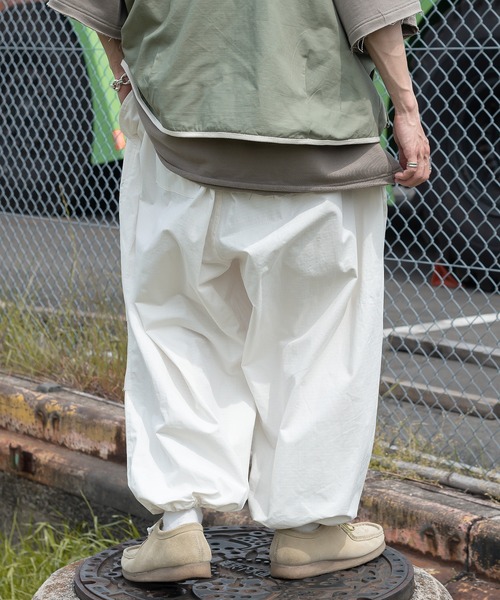 Perushu（ペルーシュ）の「リップストップワイドスノーパンツ（その他パンツ・メンズ・ホワイト/ブラック/カーキ/サックスブルー・SMALL/MEDIUM/LARGE）」の11枚目の写真