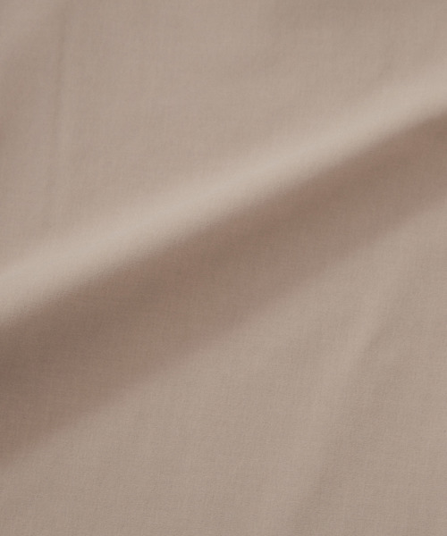 MEN'S MELROSE（メンズメルローズ）の「REFLAXウェザーストレッチバンドカラーシャツ（シャツ/ブラウス・メンズ・ベージュ/チャコールグレー/ライトベージュ/グレイッシュベージュ・3/2/4）」の13枚目の写真