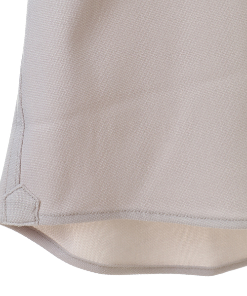 MEN'S MELROSE（メンズメルローズ）の「REFLAXウェザーストレッチバンドカラーシャツ（シャツ/ブラウス・メンズ・ベージュ/チャコールグレー/ライトベージュ/グレイッシュベージュ・3/2/4）」の22枚目の写真