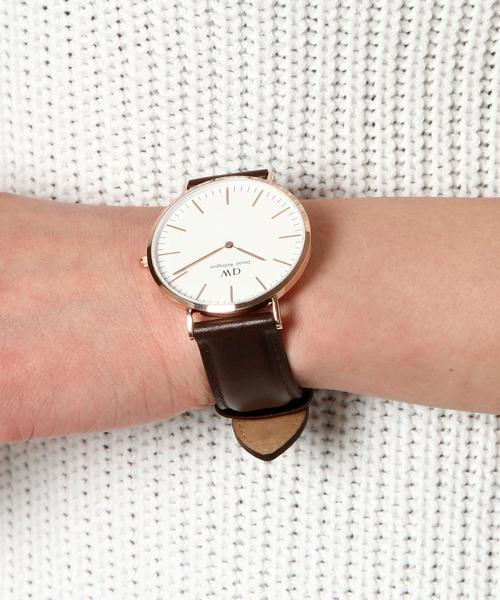 Daniel Wellington（ダニエルウェリントン）の「＜Daniel Wellington（ダニエルウェリントン）＞DW CLASSIC BRISTOL 40MM 腕時計（アナログ腕時計・レディース・ゴールド・フリー/FREE）」の7枚目の写真