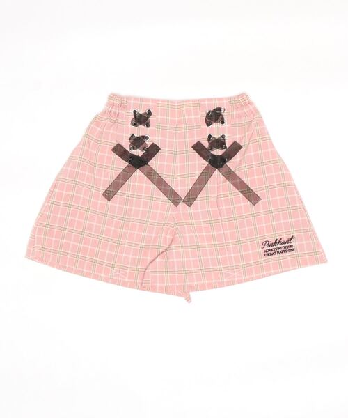 PINKHUNT(ピンクハント)の「PINKHUNT ピンクハント gレースアップ キュロット ショートパンツ 6976K(その他パンツ・キッズ・ブラック/ベビーピンク/スカイブルー系1・130cm/140cm/150cm/160cm/120cm)」の5枚目の写真