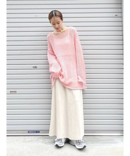 Ungrid（アングリッド）の「サテンフィットマキシスカート（スカート・レディース・ブラック/グリーン/アイボリー・FREE）」の14枚目の写真