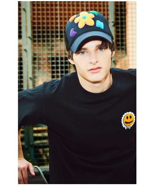 MISTERCHILD(ミスターチャイルド)の「A'GEM/9 × .kom『MISTER CHILD/ミスターチャイルド』SMILE LOGO T SHIRTS/ スマイル ロゴ 半袖 Tシャツ カットソー(Tシャツ/カットソー・メンズ・ホワイト/ブラック/グリーン・L)」の9枚目の写真