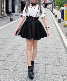 サイドレースビジュベルトスカート