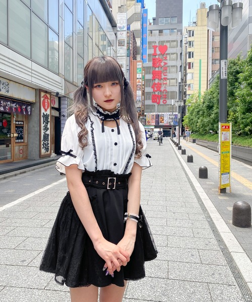 ROJITA(ロジータ)の「サイドレースビジュベルトスカート(スカート・レディース・ブラック/ピンク/ミント・FREE)」の12枚目の写真