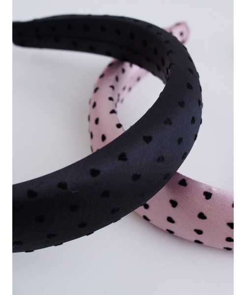 JUMELLE(ジュメロ)の「ピンドットカチューシャ(カチューシャ・レディース・ブラック/ピンク・FREE)」の16枚目の写真