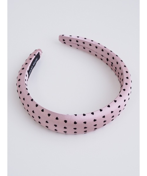 JUMELLE(ジュメロ)の「ピンドットカチューシャ(カチューシャ・レディース・ブラック/ピンク・FREE)」の13枚目の写真