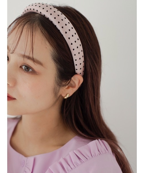 JUMELLE(ジュメロ)の「ピンドットカチューシャ(カチューシャ・レディース・ブラック/ピンク・FREE)」の18枚目の写真