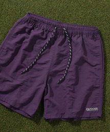 【78】【OUTDOOR PRODUCTS/アウトドアプロダクツ】ブランドロゴ刺繍 ナイロン バギーショーツ/水陸両用/接触冷感/UVカット/26SS新色追加