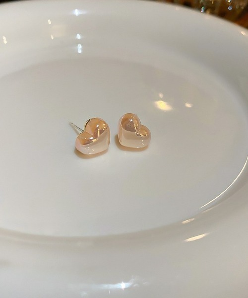 LAC-VERT（ラック・ヴェール）の「オーロラハートピアス（ピアス（両耳用）・レディース・ホワイト/パープル/ピンク/ブルー/グリーン/その他1/その他2・FREE）」の5枚目の写真