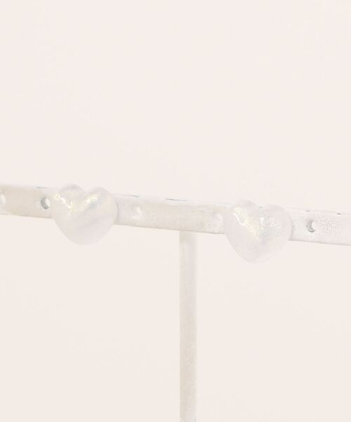 LAC-VERT（ラック・ヴェール）の「オーロラハートピアス（ピアス（両耳用）・レディース・ホワイト/パープル/ピンク/ブルー/グリーン/その他1/その他2・FREE）」の12枚目の写真