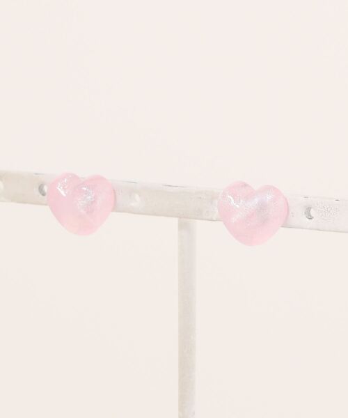 LAC-VERT（ラック・ヴェール）の「オーロラハートピアス（ピアス（両耳用）・レディース・ホワイト/パープル/ピンク/ブルー/グリーン/その他1/その他2・FREE）」の11枚目の写真