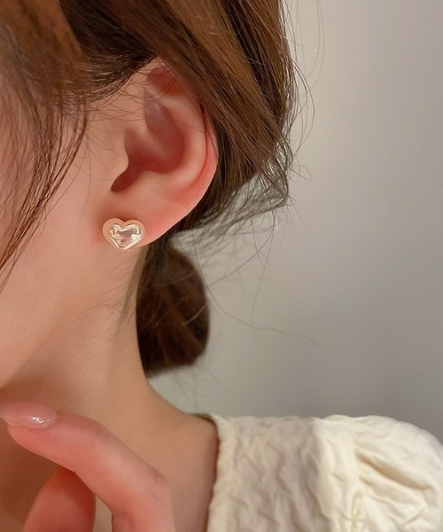 LAC-VERT（ラック・ヴェール）の「オーロラハートピアス（ピアス（両耳用）・レディース・ホワイト/パープル/ピンク/ブルー/グリーン/その他1/その他2・FREE）」の22枚目の写真