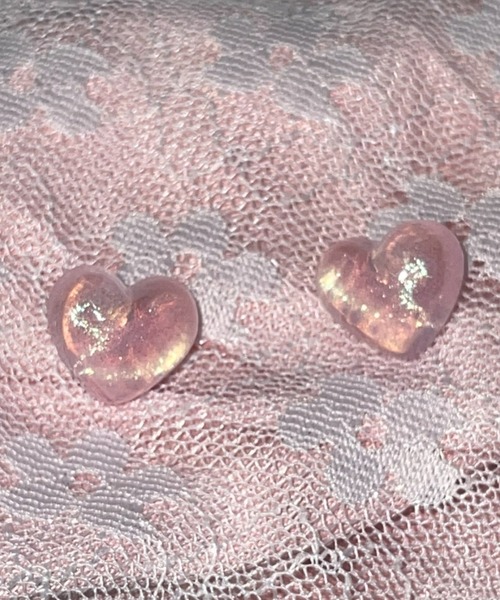 LAC-VERT（ラック・ヴェール）の「オーロラハートピアス（ピアス（両耳用）・レディース・ホワイト/パープル/ピンク/ブルー/グリーン/その他1/その他2・FREE）」の16枚目の写真