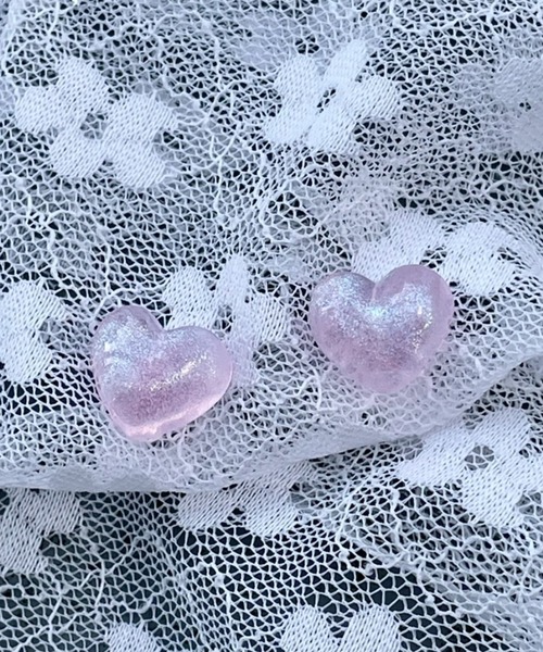 LAC-VERT（ラック・ヴェール）の「オーロラハートピアス（ピアス（両耳用）・レディース・ホワイト/パープル/ピンク/ブルー/グリーン/その他1/その他2・FREE）」の19枚目の写真