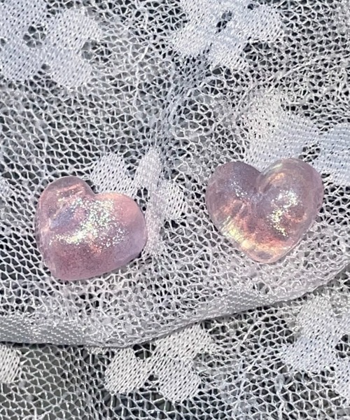 LAC-VERT（ラック・ヴェール）の「オーロラハートピアス（ピアス（両耳用）・レディース・ホワイト/パープル/ピンク/ブルー/グリーン/その他1/その他2・FREE）」の20枚目の写真