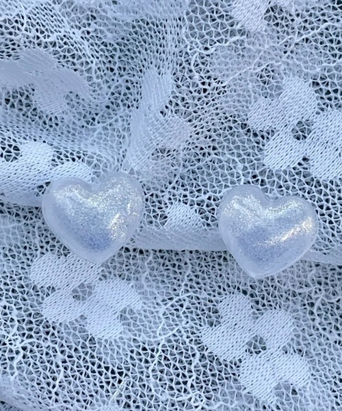 LAC-VERT（ラック・ヴェール）の「オーロラハートピアス（ピアス（両耳用）・レディース・ホワイト/パープル/ピンク/ブルー/グリーン/その他1/その他2・FREE）」の14枚目の写真