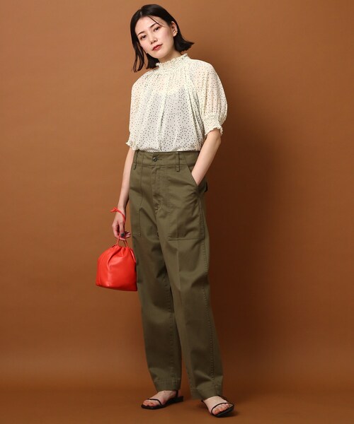 DRESSTERIOR(ドレステリア)の「◆ドットシフォンブラウス(シャツ/ブラウス・レディース・ブラック系/ホワイト系3・36/34/38)」の14枚目の写真