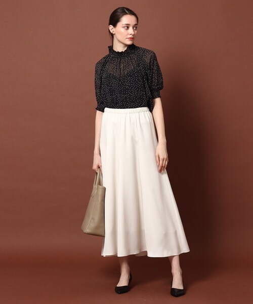 DRESSTERIOR(ドレステリア)の「◆ドットシフォンブラウス(シャツ/ブラウス・レディース・ブラック系/ホワイト系3・36/34/38)」の16枚目の写真
