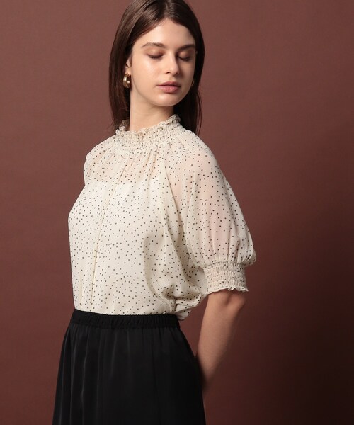 DRESSTERIOR(ドレステリア)の「◆ドットシフォンブラウス(シャツ/ブラウス・レディース・ブラック系/ホワイト系3・36/34/38)」の18枚目の写真