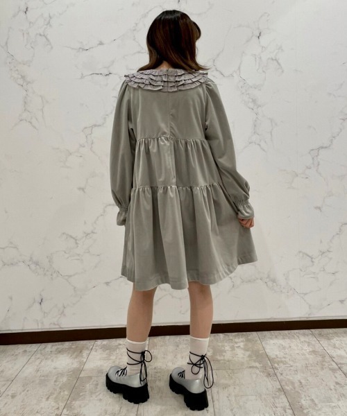 Candy Stripper（キャンディストリッパー）の「LITTLE GIRL ドレス（ワンピース・レディース・ブラック/グレー/ピンク・2）」の7枚目の写真