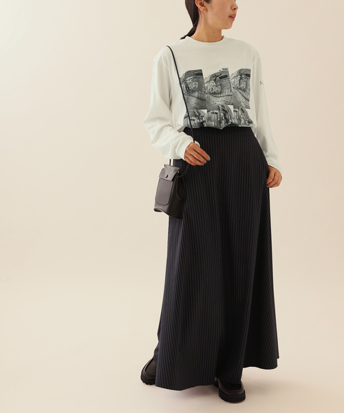 JANESMITH（ジェーンスミス）の「【JANE SMITH/ジェーンスミス】ANTHONY IN BROOKLYN LONG SLEE：カットソー（Tシャツ/カットソー・レディース・ホワイト・MEDIUM）」の8枚目の写真