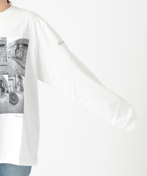 JANESMITH（ジェーンスミス）の「【JANE SMITH/ジェーンスミス】ANTHONY IN BROOKLYN LONG SLEE：カットソー（Tシャツ/カットソー・レディース・ホワイト・MEDIUM）」の21枚目の写真