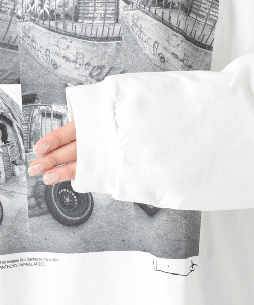 JANESMITH（ジェーンスミス）の「【JANE SMITH/ジェーンスミス】ANTHONY IN BROOKLYN LONG SLEE：カットソー（Tシャツ/カットソー・レディース・ホワイト・MEDIUM）」の22枚目の写真