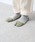 WHITE MAILSizCgCYj́uPAPER COLOR BLOCK TABI ANKLE SOCKS / a܃AN\bNXyUNISEXzi\bNX/CjvbO[