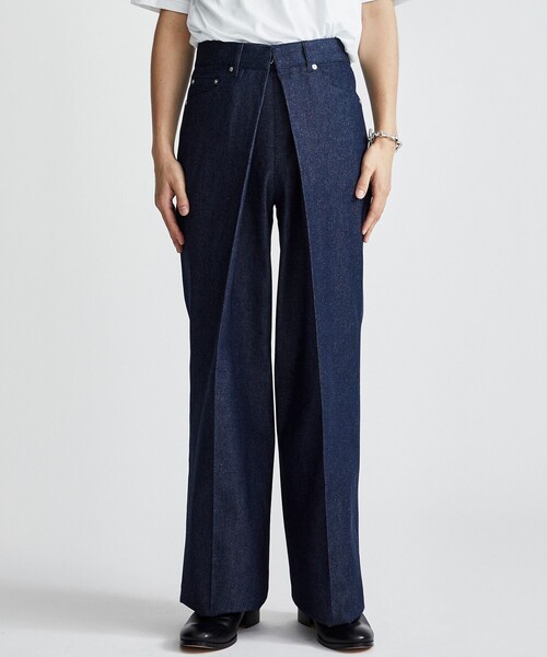 ジョンローレンスサリバン リジットデニム Mサイズ　インディゴブルー JOHN LAWRENCE SULLIVAN(ジョンローレンスサリバン) RIGID DENIM