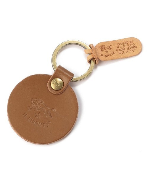 IL BISONTE(イルビゾンテ)の「IL BISONTE / ORIGINAL LEATHER / キーホルダー(キーホルダー・レディース・オレンジ/ナチュラル/グレー/グリーン/レンガ/ホワイト/ダークブラウン/ネイビー/オリーブ/レッド/ブラック/ライトブラウン・FREE)」の7枚目の写真