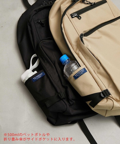 ROPE' PICNIC（ロペピクニック）の「【WEB限定カラー:パープル】撥水加工/リサイクルポリエステルスクエアリュック 18L（バックパック/リュック・レディース・ブラック/ベージュ/パープル系その他・FREE）」の18枚目の写真