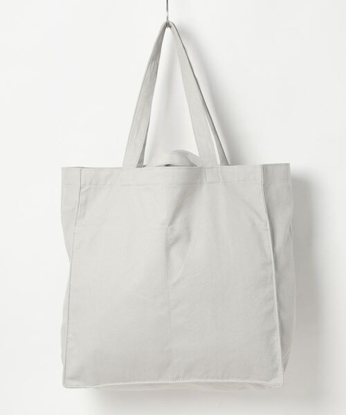 emmi（エミ）の「【emmi yoga】ｅｍｍｉエコキャンパストート（ショルダーバッグ・レディース・ライトグレー/オリーブ/ホワイト・FREE）」の20枚目の写真