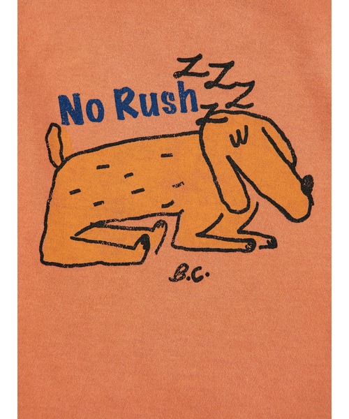 BOBO CHOSES（ボボショーズ）の「Sleepy Dog Blonde long sleeve T-shirt（Tシャツ/カットソー・キッズ・オレンジ系・12-18MONTH/18-24MONTH/24-36M/6-12MONTH）」の4枚目の写真