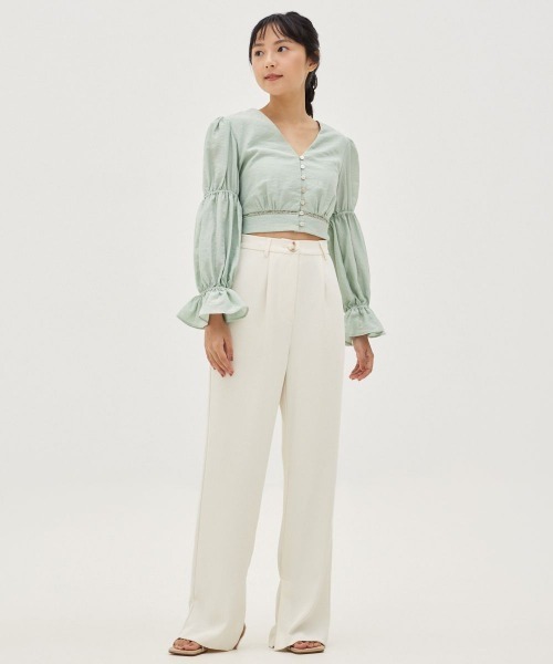 Love,Bonito（ラブボニート）の「アダリー ストレートレッグパンツ（その他パンツ・レディース・ピンク/オフホワイト・MEDIUM/LARGE/SMALL）」の18枚目の写真